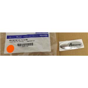 Amana Microwave 63001415 Nameplate