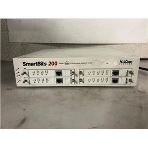 SMARTBITS 200 MULTI PERFORMANCE ANALYSIS SYSTEM NETCOM W ST-6410, ML-7710