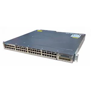 Cisco WS-C3750X-48PF-L Catalyst 48-Port Gigabit PoE Ethernet Switch Dual AC1100W