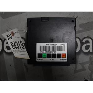 2001 - 2003 CHEVROLET 2500 SILVERADO 6.6 LB7 BCM BODY CONTROL MODULE 15095334