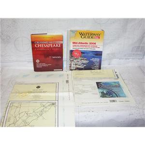 Boaters’ Resale Shop of TX 2102 1275.01 CHESAPEAKE BAY CRUISER CHARTS & 2 BOOKS
