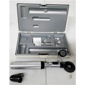 Heine HSL 150 Hand-Held Slit Lamp Set with HSL 10x Loupe attachment in Hard Case