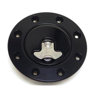 RideTech 1962 1967 Chevy II Nova Gas Cap (Black Anodized) 81000040