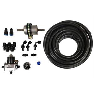 Tanks inc. EFI Fuel Line Kit with Bypass Regulator and Gauge 2 x (45 Fittings)