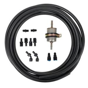 Tanks inc. 6 AN Universal Fuel Line Kit w/ 2 x 45 Degree Hose End - U-LINE-KIT45