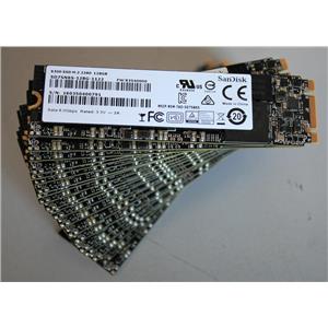 Lot 20 SanDisk X300 SSD SATA M.2 128GB Hard Drive SD7SN6S-128G Internal 6.0Gbps