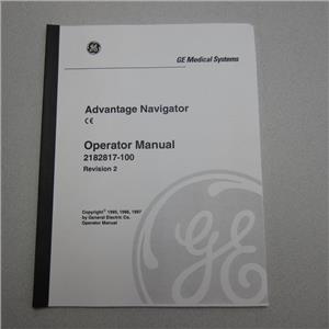 GE Medical Systems 2182817-100 Advantage Navigator Operator Manual