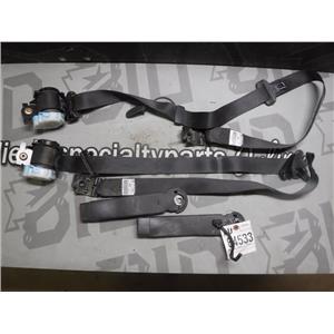 2004 - 2005 GMC 2500 SLT CREWCAB CREW CAB REAR SEAT BELT SET OEM (CHARCOAL)