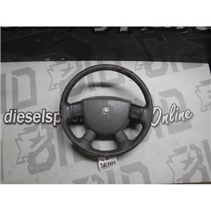 2008 - 2009 DODGE RAM 2500 3500 LEATHER WRAPPED STEERING WHEEL *NEEDS RECOVER*