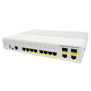 Cisco WS-C3560CG-8PC-S Catalyst 3560 8 x 10/100/1000 PoE 2 x Gig SFP EtherSwitch