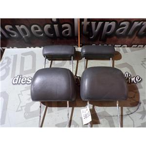 2001 - 2004 GMC 2500 3500 SLT CREWCAB LEATHER HEAD REST (SET) CHARCOAL GREY