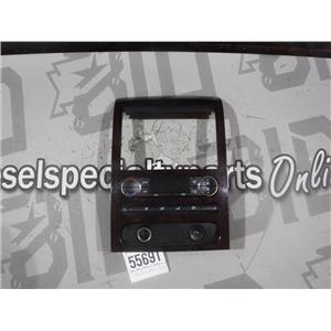 2004 - 2008 FORD F150 KING RANCH DASH HEATER CONTROL MODULE WOODGRAIN TRIM