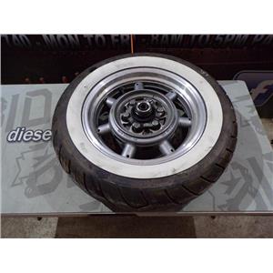 1996 YAMAHA ROYAL STAR 1300 OEM REAR WHEEL W/ 150/80B15 WHITEWALL SHINKO TIRE