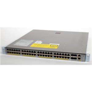 Cisco WS-C4948E-F Catalyst 48-Port10/100/1000 4x SFP+ Gigabit Ethernet Switch