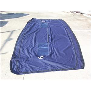 Boaters’ Resale Shop of TX 2111 0725.61 NAVY BLUE BIMINI COVER ONLY 66" x 132"