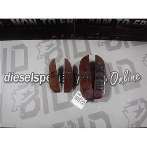 2009 - 2011 CHEVROLET SILVERADO LS CREW 1500 OEM WOODGRAIN WINDOW LOCK SWITCHES