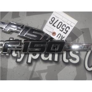 2011 2012 FORD F150 XLT ECOBOOST 3.5 OEM CHROME FENDER EMBLEMS (PAIR)