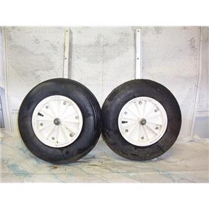 Boaters’ Resale Shop of TX 2203 1425.12 WHEEL-A-WEIGH PAIR OF DINGHY WHEELS