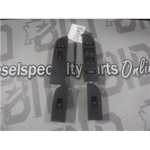 2009 2010 FORD F150 LARIAT CREWCAB OEM WINDOW LOCK SWITCHES (GREY) BEZEL