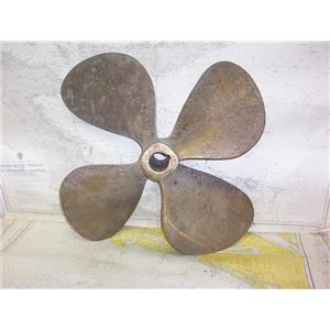 Boaters’ Resale Shop of TX 2204 1571.02 BRONZE 4 BLADE 26LH27 PROP FOR 2" SHAFT