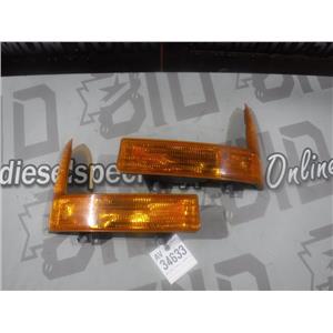 1999 - 2002 FORD F350 F250 XLT LARIAT SIGNAL MARKER LIGHTS (PAIR) AFTERMARKET