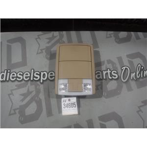 2011 - 2014 FORD F150 FX4 LARIAT XLT CREWCAB OVERHEAD CONSOLE SUNGLASS DOME TAN
