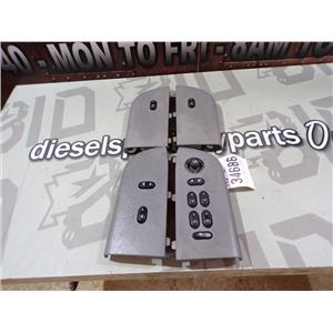 2005 2006 FORD F150 XLT CREWCAB OEM WINDOW LOCK SWITCHES (GREY) COVERS