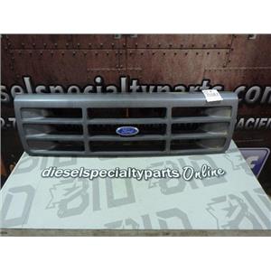 1995 FORD F350 F250 XL XLT OEM GRILL GRILLE CHARCOAL GREY EMBLEM