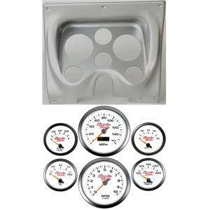67 68 F Body Silver Dash Carrier Concourse White Face Gauges