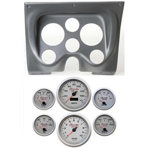 67 68 F Body Black Dash Carrier Concourse Silver Face Gauges