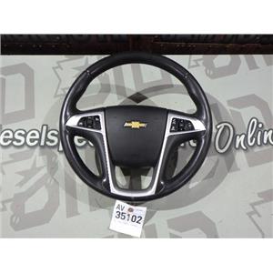 2010 - 2012 CHEVROLET EQUINOX LS 2.4L AUTO OEM STEER WHEEL LEATHER 9/10