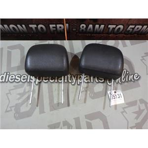 2003 2004 DODGE RAM 3500 2500 CREWCAB SLT FRONT SEAT LEATHER HEAD RESTS (GREY)