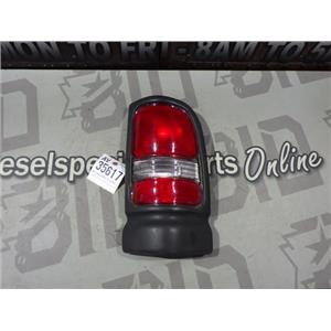 1995 1996 1997 DODGE RAM 2500 3500 PASSENGER RIGHT HAND SIDE OEM TAIL LIGHT