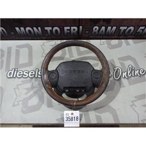 1996 1997 DODGE RAM 2500 3500 SLT OEM WHEEL (WRAPPED IN BROWN LEATHER) PARTS