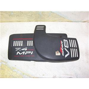 Boaters’ Resale Shop of TX 2208 2752.04 MERCRUISER 7.4 LITRE V8 MOTOR COVER ONLY