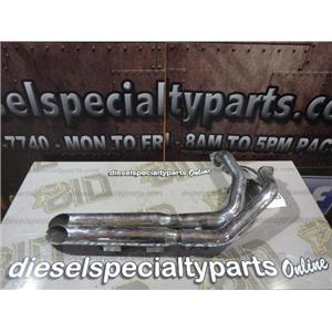 2007 2008 HARLEY DAVIDSON SPORTSTER 1200 CYCLE SHOCKS SLASH CUT EXHAUST PIPES
