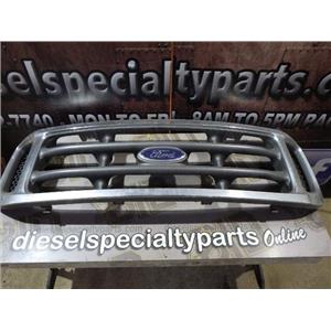 1999 - 2004 FORD F250 F350 F450 LARIAT XLT XL OEM CHROME GRILL GRILLE