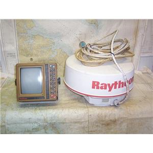 Boaters’ Resale Shop of TX 2211 0147.04 RAYTHEON R10 RADAR DISPLAY, DOME & CABLE