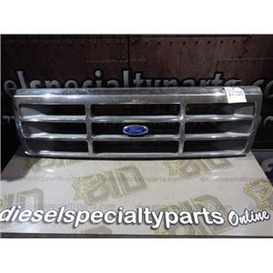 1992 - 1994 FORD F250 XLT 7.3 IDI DIESEL AUTO 4X4 OEM CHROME GRILL GRILLE