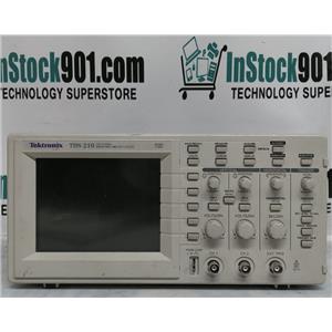 TEKTRONIX TDS 210 TWO TIME DIGITAL REAL-TIME OSCILLOSCOPE AS IS