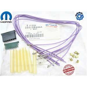 05013944AA  New Mopar 7-way Connector Pigtail Wiring Harness