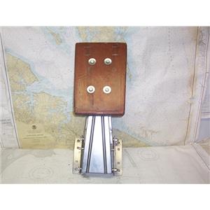 Boaters’ Resale Shop of TX 2212 3142.12 OUTBOARD MOTOR BRACKET w/ WOODEN BOARD