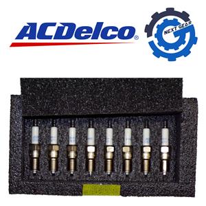 New OEM ACDelco Set of 8 Double Platinum Spark Plug 2001-2009 Silverado 12578277