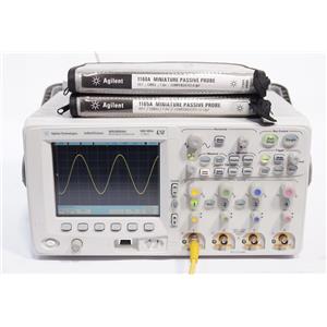 Agilent MSO6054A 500 MHz 4 + 16 Ch, 4 GS/s Mixed Signal Scope w Probes & Options
