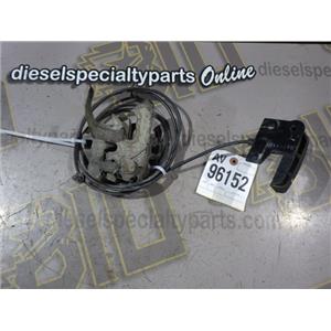 2004 2005 CHEVROLET 3500 6.6 LLY DIESEL 4X4 AUTO HOOD LATCH W/ HANDLE CABLE
