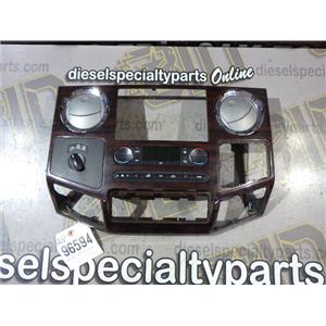 2008 2009 FORD F350 F250 LARIAT 6.4 DIESEL AUTO 4X4 WOODGRAIN DASH HEATER VENTS