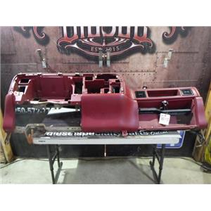 1995 1996 1997 DODGE RAM 3500 2500 SLT OEM DASH BOARD FRAME (RED) EXC CONDITION