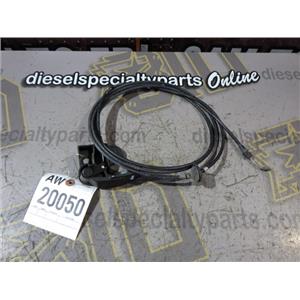 2007 2008 CHEVROLET 2500 3500 LMM 6.6 DIESEL AUTO 4X4 HOOD LATCH W/ CABLE HANDLE