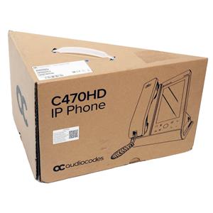 AudioCodes TEAMS-C470HD-DBW 5.5” Color Touch Screen Skype for Business IP Phone