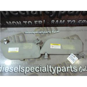 2003 2004 FORD F350 F250 XLT EXTENDED CAB OEM SUNVISORS (GREY) PAIR